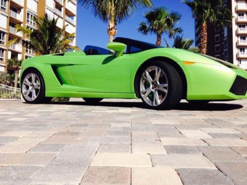 2008 lamborghini gallardo spyder convertible 2-door 5.0l