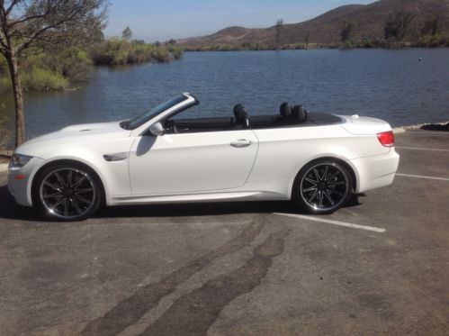 2008 bmw m3 white convertible immaculate condition must see!