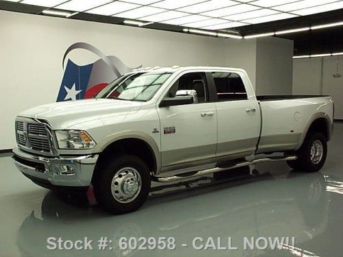 2011 dodge ram 3500 laramie 4x4 diesel drw sunroof nav! texas direct auto