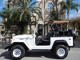 Soft top 4x4 short wheel base i6 4.2l engine fj-40 bandeirante jump seats call!