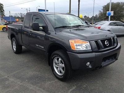 4wd king cab swb pro-4x nissan titan pro-4x low miles 2 dr truck automatic gasol