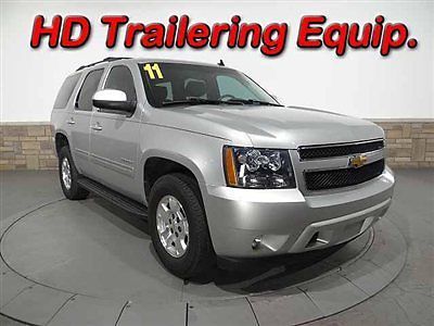 Chevrolet tahoe lt low miles 4 dr suv automatic 5.3l v8 sfi ohv 16v sheer silver