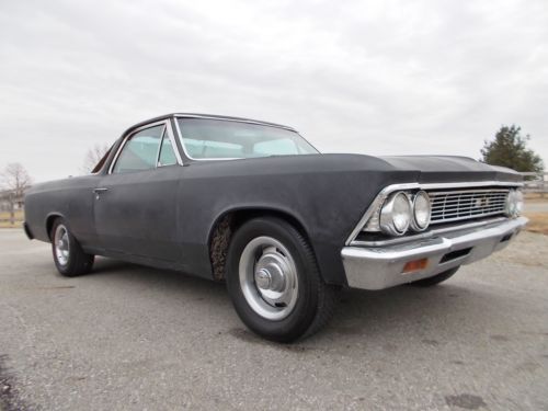 1966 chevrolet el camino chevelle 350 at, 4 wl disc, solid hot rod, rat