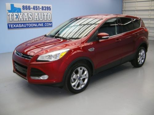 We finance!!!  2013 ford escape sel ecoboost heated leather 24k miles texas auto