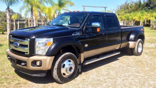 2011 f450 4x4 king ranch fx4 loaded gps navi sunroof heated/cool seats autostart