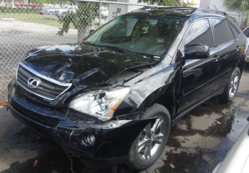 2006 lexus rx400h base sport utility 4-door 3.3l wrecked nav sunroof no reserve