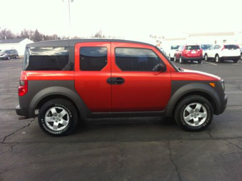 2003 honda element sunset orange 4x4 ex 2.4l 4 cylinder automatic