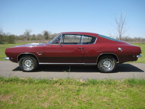 1968 plymouth barrcuda fastback