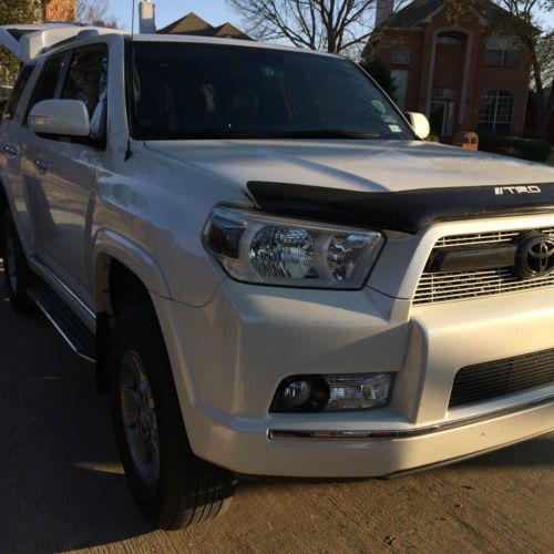 2012 toyota 4runner sr5 suv 4.0l v6 fully loaded! white on black showcar