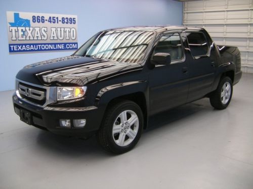 We finance! 2009 honda ridgeline rtl 4x4 crew cab roof heated leather texas auto