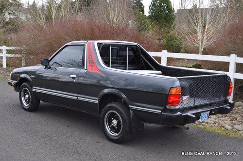 1987 subaru brat factory 4spd 4wd 4x4 t-tops targa brumby japanese mini truck