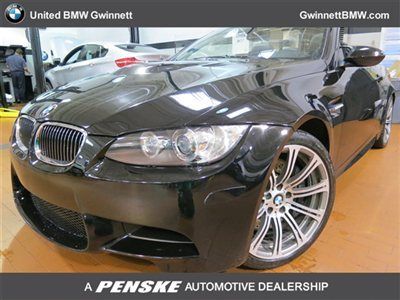 Bmw m3 2dr conv low miles convertible gasoline 4.0l v8 fi dohc 32v jet black