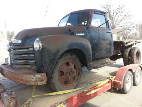 1949 chevy truck shorty flatbed 4100 model