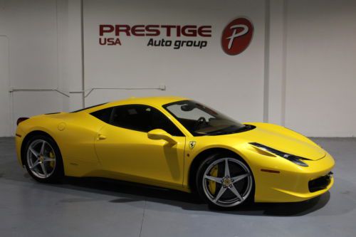 2010 ferrari 458 italia base coupe 2-door 4.5l