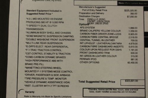 2010 Ferrari 458 Italia Base Coupe 2-Door 4.5L, US $237,900.00, image 22