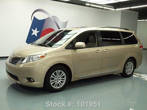 2011 toyota sienna xle sunroof leather nav dvd rear cam texas direct auto