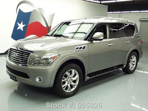 2011 infiniti qx56 theater 4x4 sunroof nav dvd 20&#039;s 24k texas direct auto