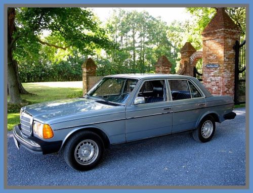 1982 mercedes-benz 300d (all options, leather, etc) ... nice