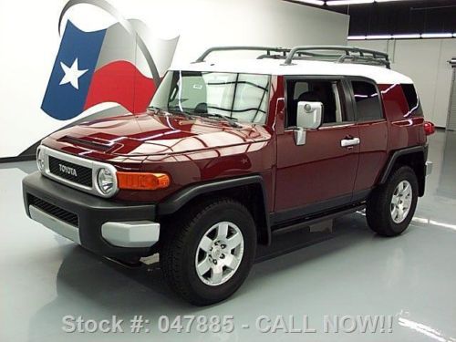 2008 toyota fj cruiser 4x4 automatic roof rack only 85k texas direct auto