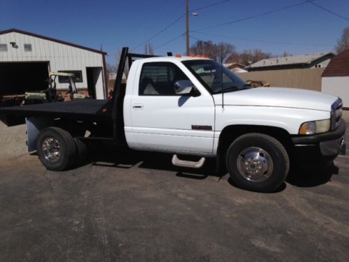 1995 dodge 1 ton cummins diesel dually flatbed truck