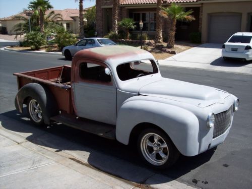 1942 ford truck, disc brakes, air bags, suicide doors, custom, rat rod,project