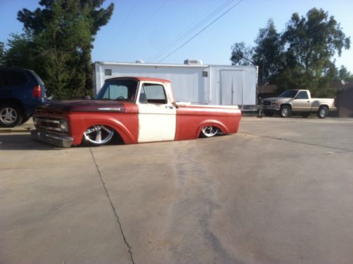 1962 f100 unibody rare airride custom ratrod hotrod patina show