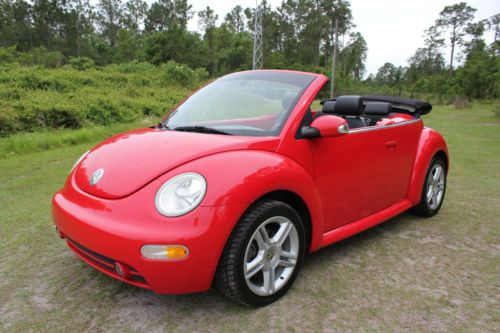2004 volkswagen gls turbo beetle convertible call now
