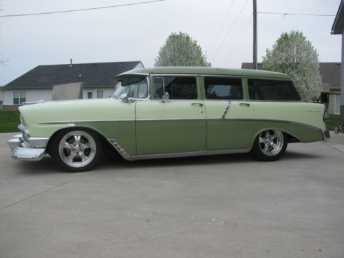 1956 chevy hot rat custom patina rod wagon