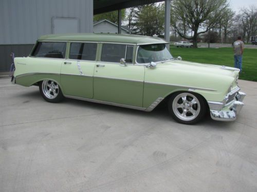 1956 CHEVY HOT RAT CUSTOM PATINA ROD WAGON, US $23,000.00, image 5