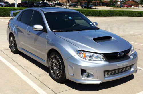 2013 subaru impreza sti limited, silver. 375whp new built motor forged internals