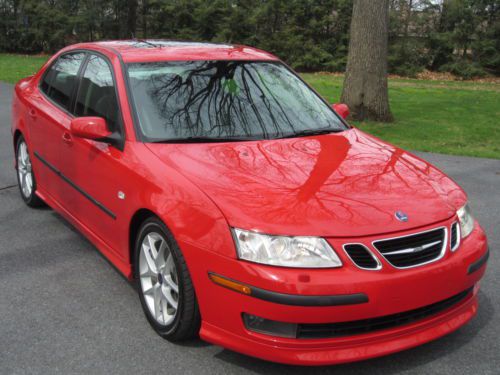 2007 saab 9-3 aero sportsedan 2.8 v-6 turbo 250hp 6-speed 26mpg clean carfax new