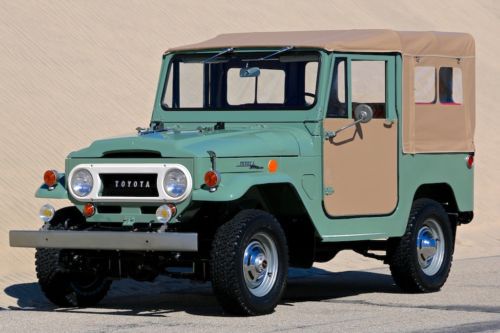 1969 restored toyota fj-40 land cruiser (soft top)