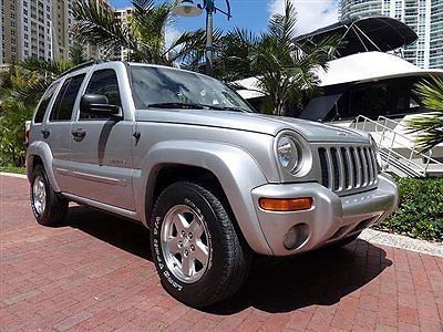 Florida stunning 2004 jeep liberty limited leather sunroof runs excellent ez buy