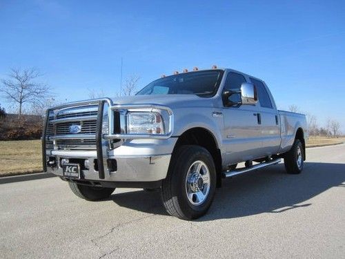 F350 crew cab srw diesel lariat longbed 4x4 leather sunroof