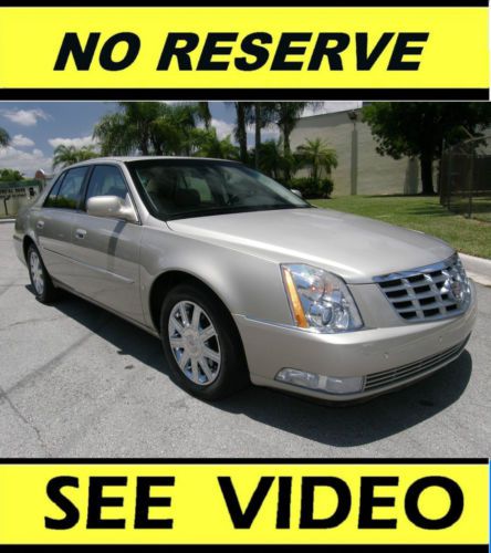 2007 cadillac dts luxury ii sedan, low miles, warranty,see video,no reserve
