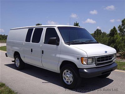 Ford e350 extended 7.3l turbo diesel florida van tow package econoline e250 xl