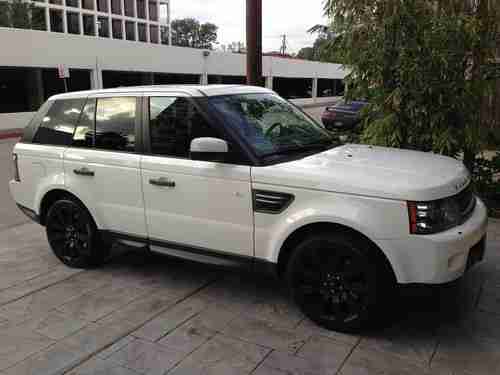 2011 LAND ROVER RANGE ROVER HSE - EXCELLENT - WHITE W/ BLACK INTERIOR - WARRANTY, US $48,950.00, image 2