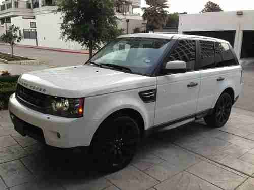 2011 LAND ROVER RANGE ROVER HSE - EXCELLENT - WHITE W/ BLACK INTERIOR - WARRANTY, US $48,950.00, image 9