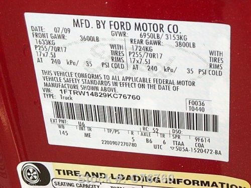 2009 FORD F-150 CREW CAB V8 4X4 6-PASS SIDE STEPS 69K Texas Direct Auto, US $24,780.00, image 12