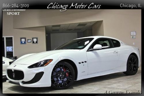 2013 maserati granturismo sport white $134+msrp neptune wheels pristine &amp;loaded