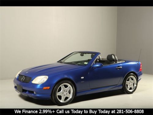 2000 mercedes slk230 convertible supercharged 5-speed heated seats amg alloys !