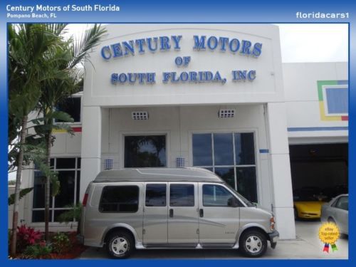 2002 chevy express hightop 74k 1-owner clean carfax
