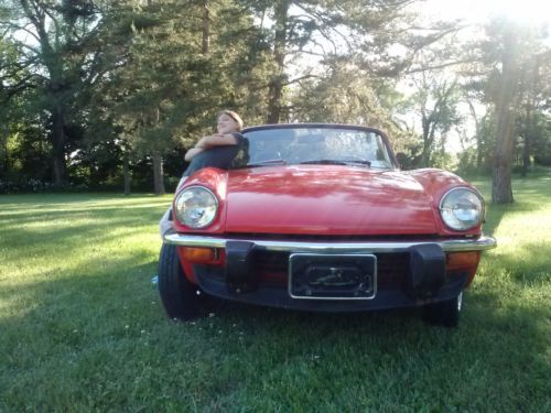 1976 triumph spitfire base convertible 2-door 1.5l