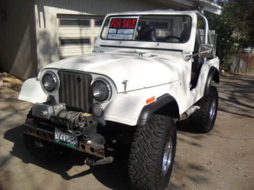 1978 jeep cj5 base sport utility 2-door 5.0l lifted nice orig body