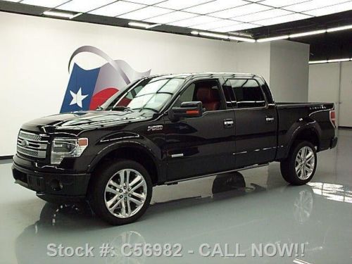 2013 ford f150 ltd crew 4x4 ecoboost sunroof leather 8k texas direct auto