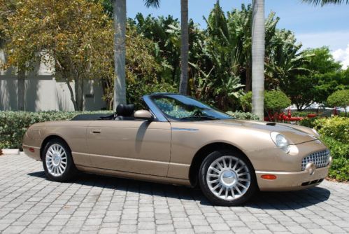 2005 ford thunderbird premium soft top convertible 50th anniversary edition v8