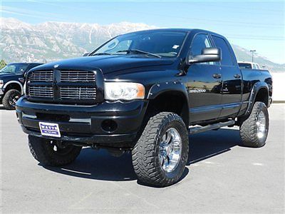 Dodge ram crew cab laramie 4x4 cummins diesel custom lift wheels tires leather