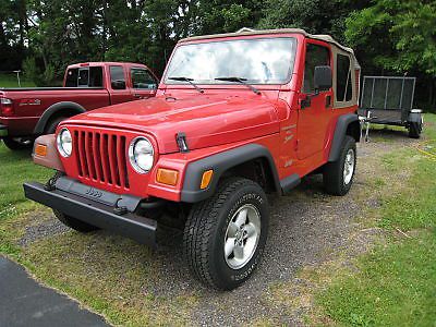 2001 jeep wrangler sport, 4.0 engine, 5 speed, no rust, low low reserve