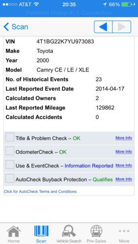 2000 Toyota Camry LE, US $4,000.00, image 9