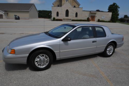 1992 mercury cougar ls - 39,720 act. mi. beautiful car ( no-reserve )